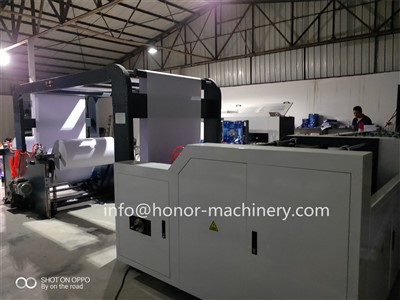 Automatisk papirskære- og pakkemaskine i A4-størrelse